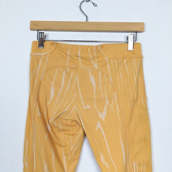 Adidas by Stella McCartney Printed Mid-Rise Cropped Leggings Size S - Picture 5 of 9